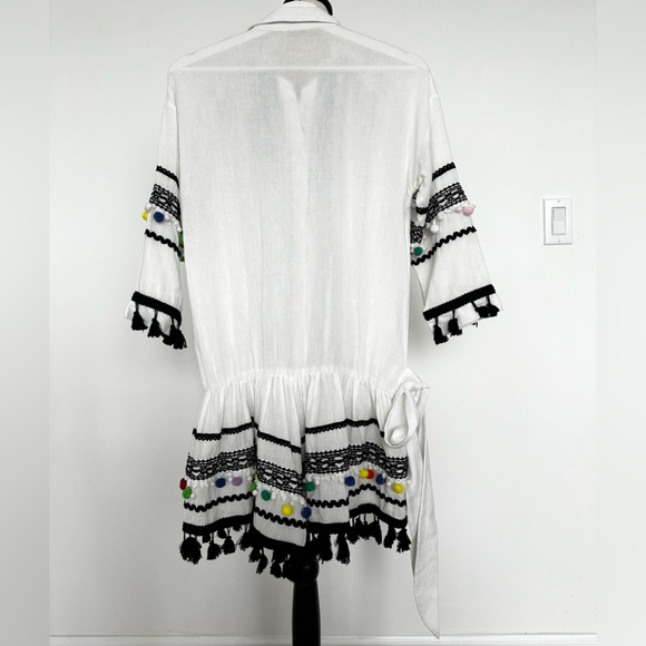 Dodo Bar Or Delilah Romper in White & Multi - Picture 10 of 12